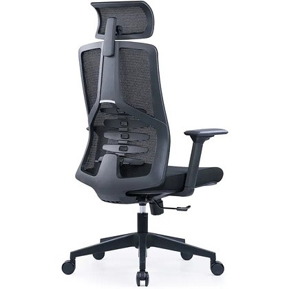 Кресло для руководителя SitZone CH-359A, сетка, ткань, черный, -30% - 4