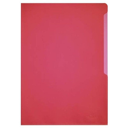 Папка-уголок "Durable", A4, 120 мк, пластик, красный