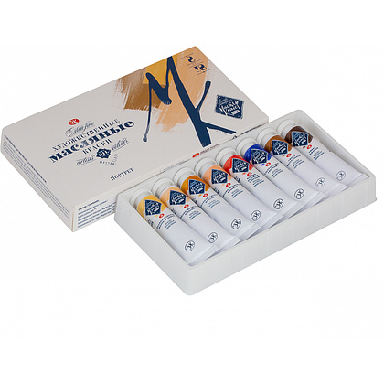 Краски масляные "Мастер Класс портрет", 8 цветов, 18 мл, туба - 2