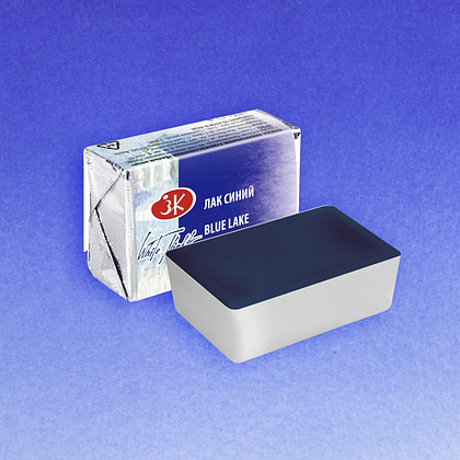 Краски акварельные "Белые ночи", 510 лак синий, кювета - 2