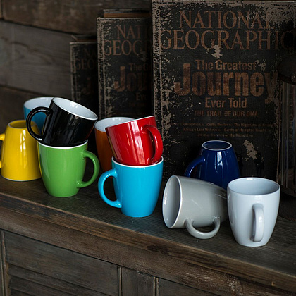 Кружка "Anna", керамика, 310 мл, серый - 2