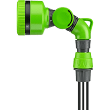 Распылитель телескопический Amigo Grande 79339, 3/4", серый, зеленый