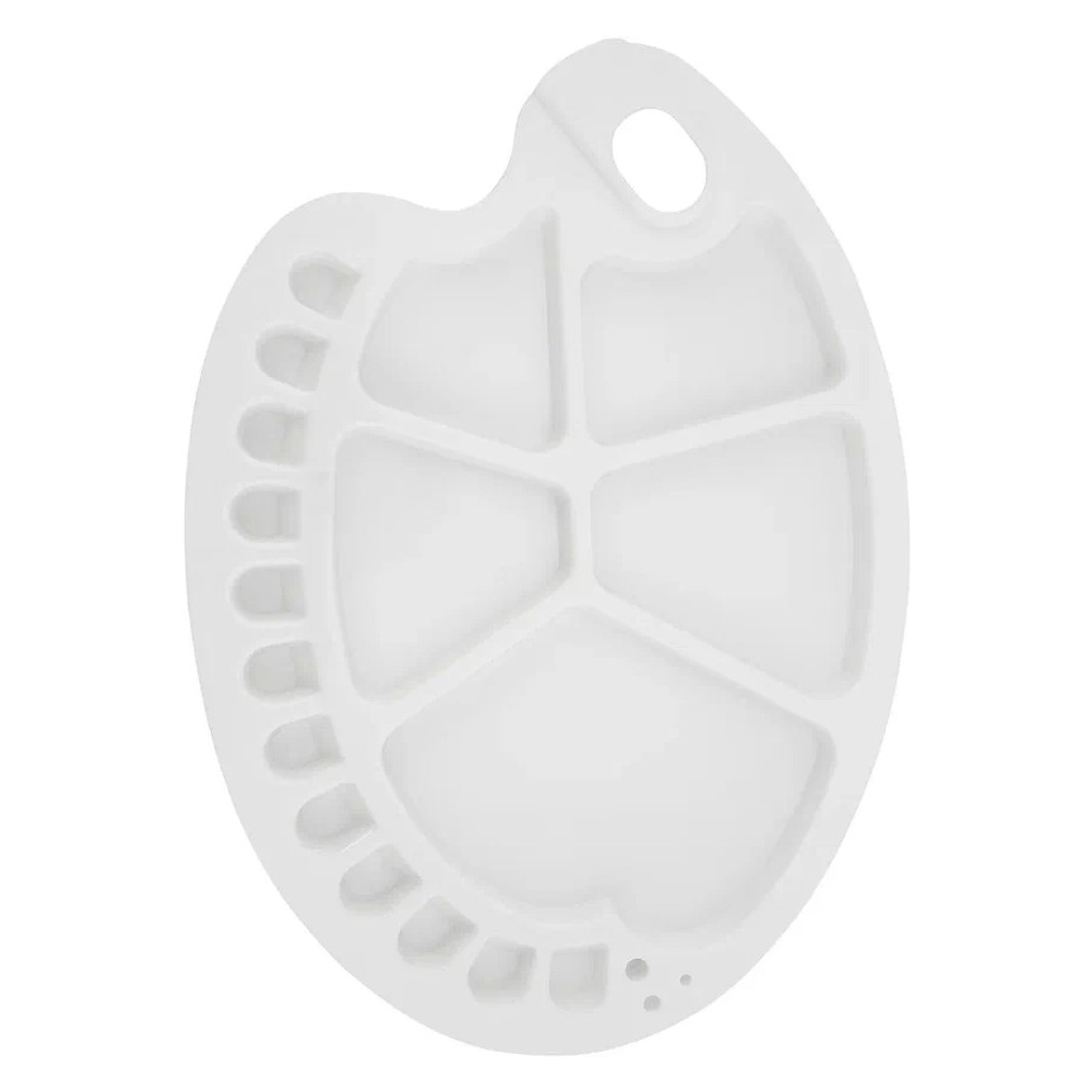 Палитра пластиковая "Сонет", овальная, 17 ячеек, 34x25 см - 2