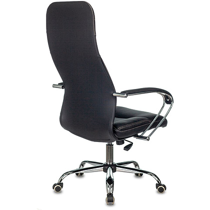 Кресло для руководителя Бюрократ CH-608SL/ECO, эко.кожа, металл, черный - 4