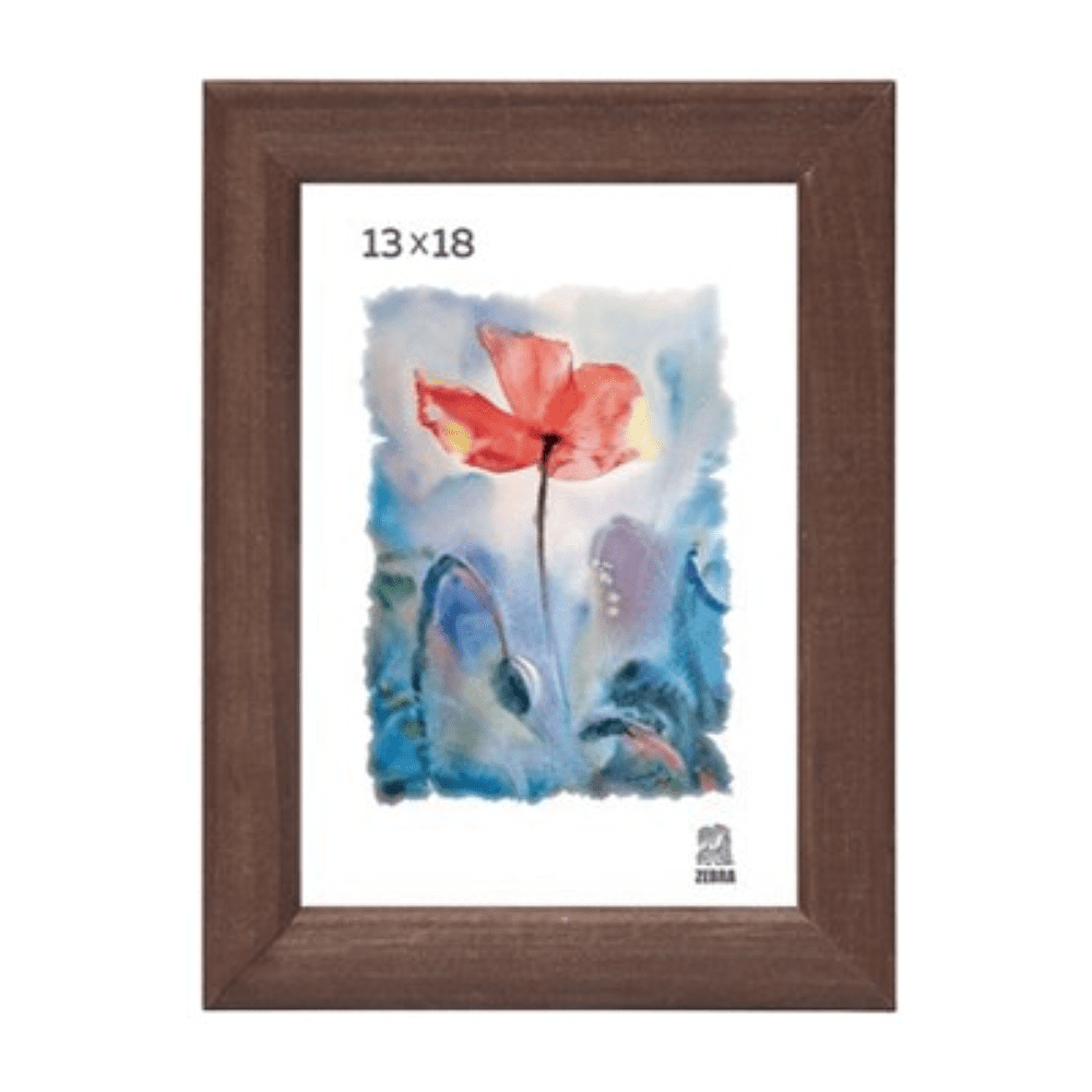 Фоторамка "Zebra", 13x18 см, 25 мм, с ножкой, красный