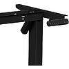 Стол с электроприводом WellDesk Basic 1300x675х18 черный/дуб денвер трюфель (9191456+9072454) - 3