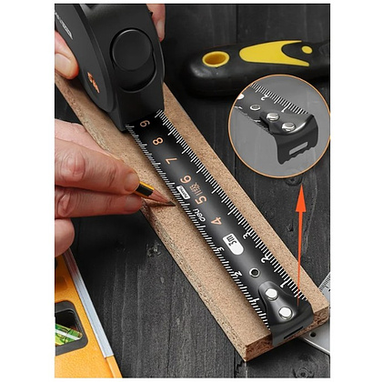 Набор ручного инструмента Deli HS EHT0006, 6 предметов, Soft Touch, черный - 14