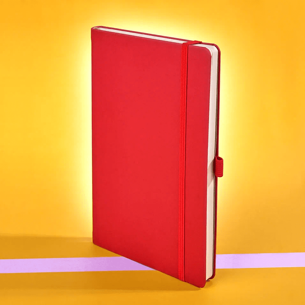 Блокнот "Appeel royal red delicious", А5, 96 листов, линейка, на резинке, красный - 3