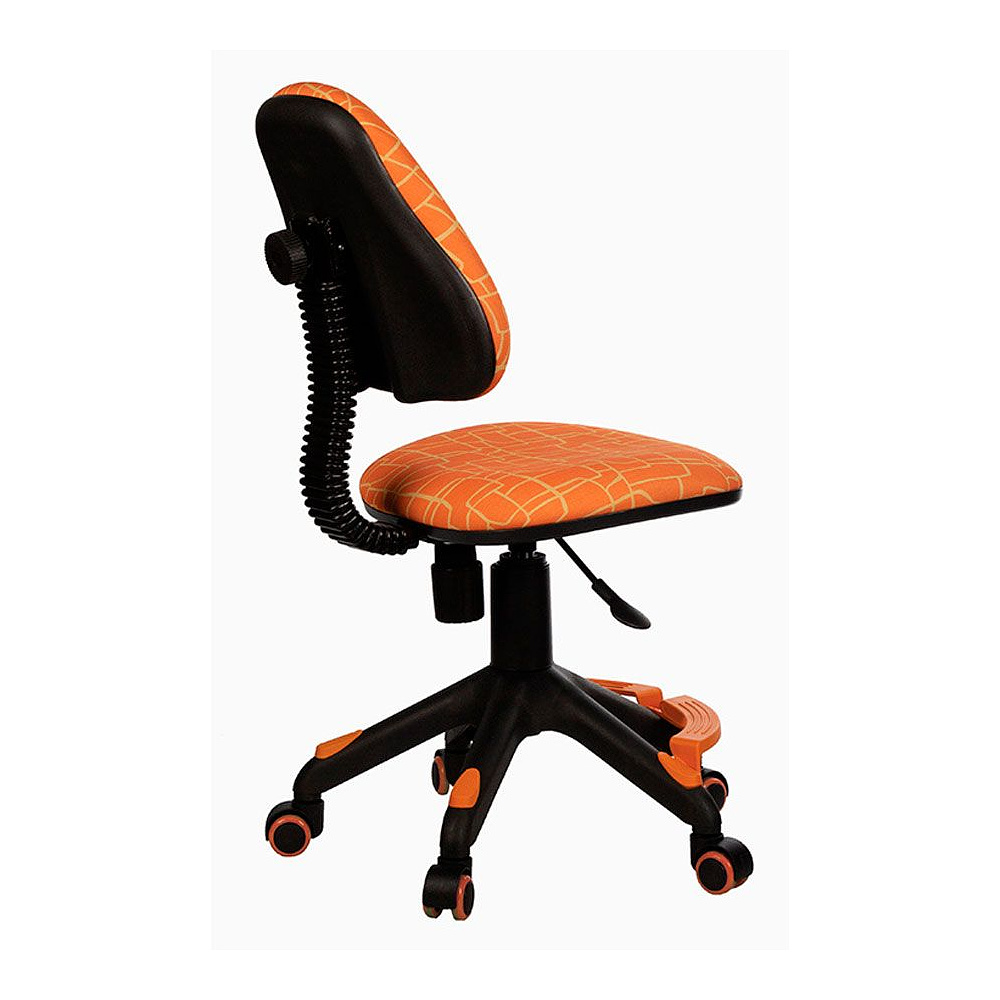 Кресло для детей Бюрократ "KD-4-F/GIRAFFE", ткань, пластик, оранжевый  - 3