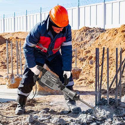 Молоток отбойный Deli RS DE-DG15-2E 1800 Вт, 65 Дж, 2100 уд/мин, кейс - 5