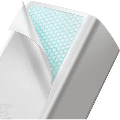 Сетевое зарядное устройство Baseus CCGAN2L-B02 GaN2 Lite Quick Charger Type-C+USB 65W White - 5