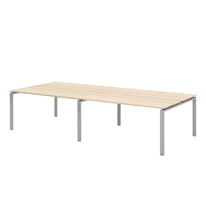 Коллекция Титан Бенч-система линейная на 4 рабочих места ТН314ТР-2х2+ТН314К-22, 2800х1450х742