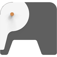 Стол Comf-Pro Elephant Desk UR-3, 1155х700х(340-815) мм, белый, серый