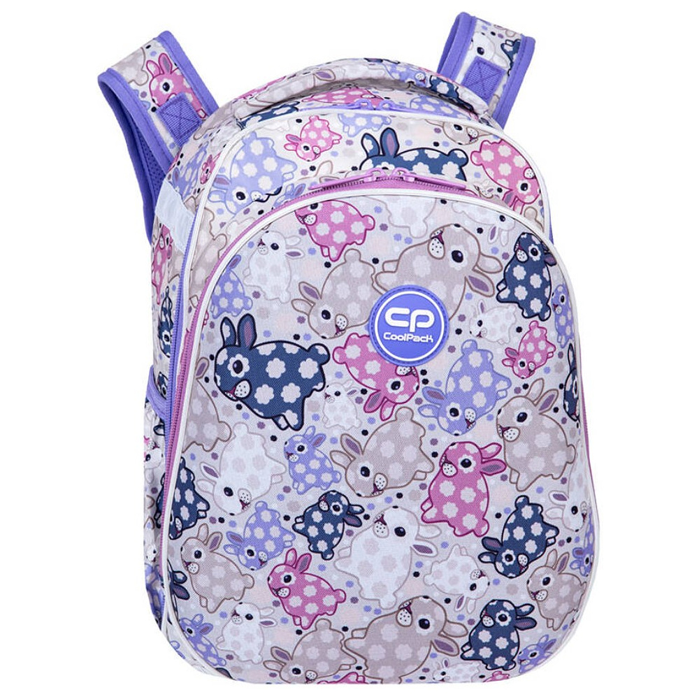 Рюкзак школьный CoolPack "White bunny", разноцветный