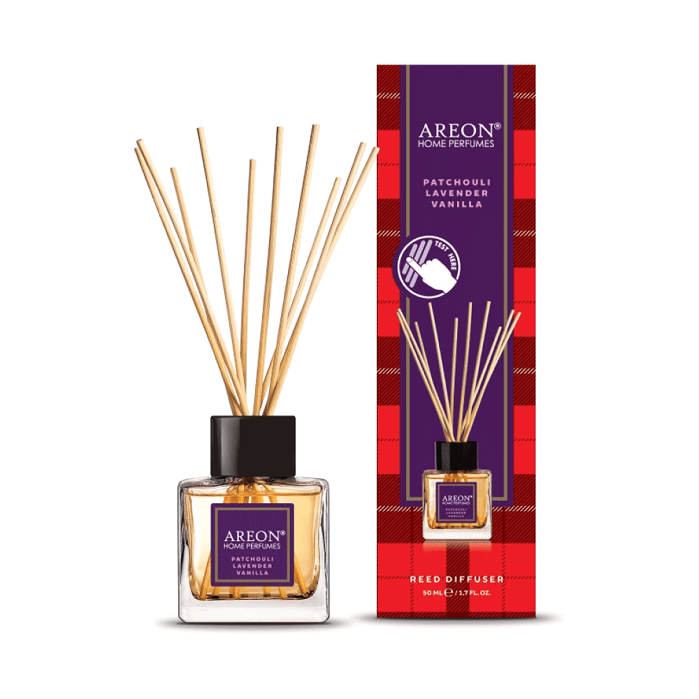 Аромадиффузор Areon Home perfume sticks пачули, лаванда и ваниль, 50 мл