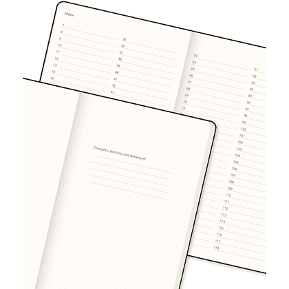 Блокнот "Black laser red", А5, 96 листов, черный, срез красный - 4