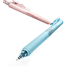 Ручка шариковая автоматическая "Low Viscosity", 0,7 мм, розовый, стерж. синий