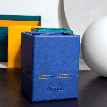 Карандашница "Rhodiarama", 80x80x110 мм, шоколадный - 4