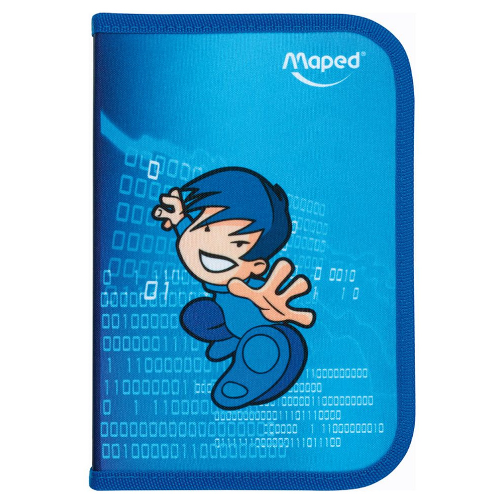 Пенал "Karate", 1 отделение, с наполнением (9051581)