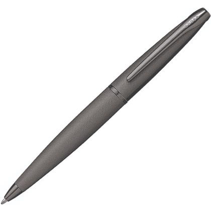 Ручка шариковая автоматическая "Cross ATX Titanium Grey" в подарочной упаковке, 0.7 мм, серый, стерж. черный