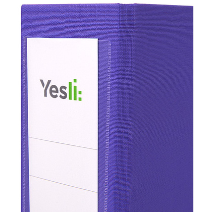 Папка-регистратор "Yesli:", А4, 75 мм, ПВХ Эко, фиолетовый - 2