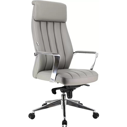 Кресло компьютерное EVERPROF Tokyo, экокожа, серый, металл