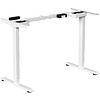 Стол с электроприводом WellDesk Prime 1300x675х18 белый/дуб хантон темный (9191462+9178197) - 5