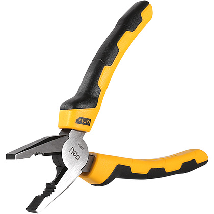 Плоскогубцы "Deli" 200 мм., желтый, черный - 2