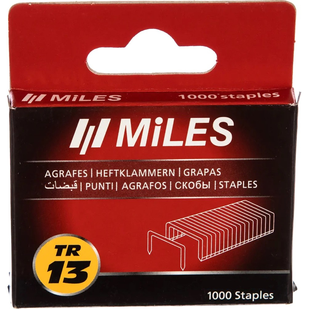 Скоба Miles TR-13, 8 мм, 1000 шт  - 4