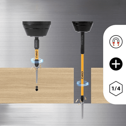 Бита Deli YS EDL251200, ударная, 10 шт., PH2 x 200 мм - 7