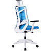 Кресло для руководителя "Nature II Slider", пластик, ткань, голубой - 2