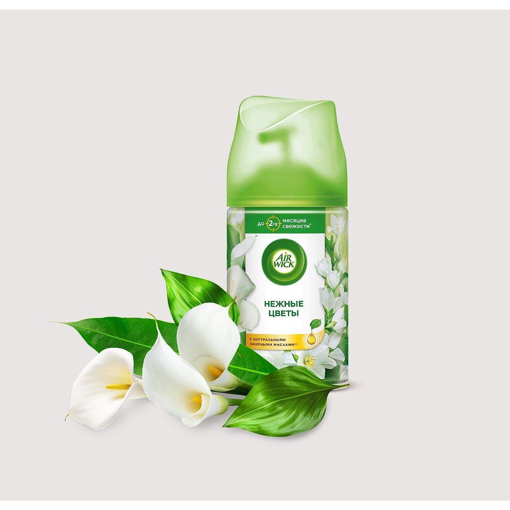 Освежитель воздуха Air Wick Fresh Matic Нежные цветы, сменные аэрозольные баллоны, 250 мл - 2