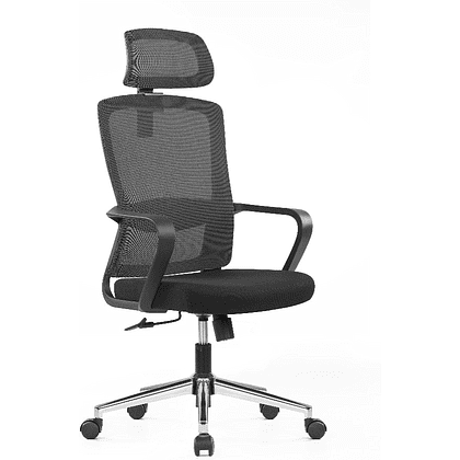 Кресло для руководителя SitZone U-060A, сетка, ткань, черный, - 30%