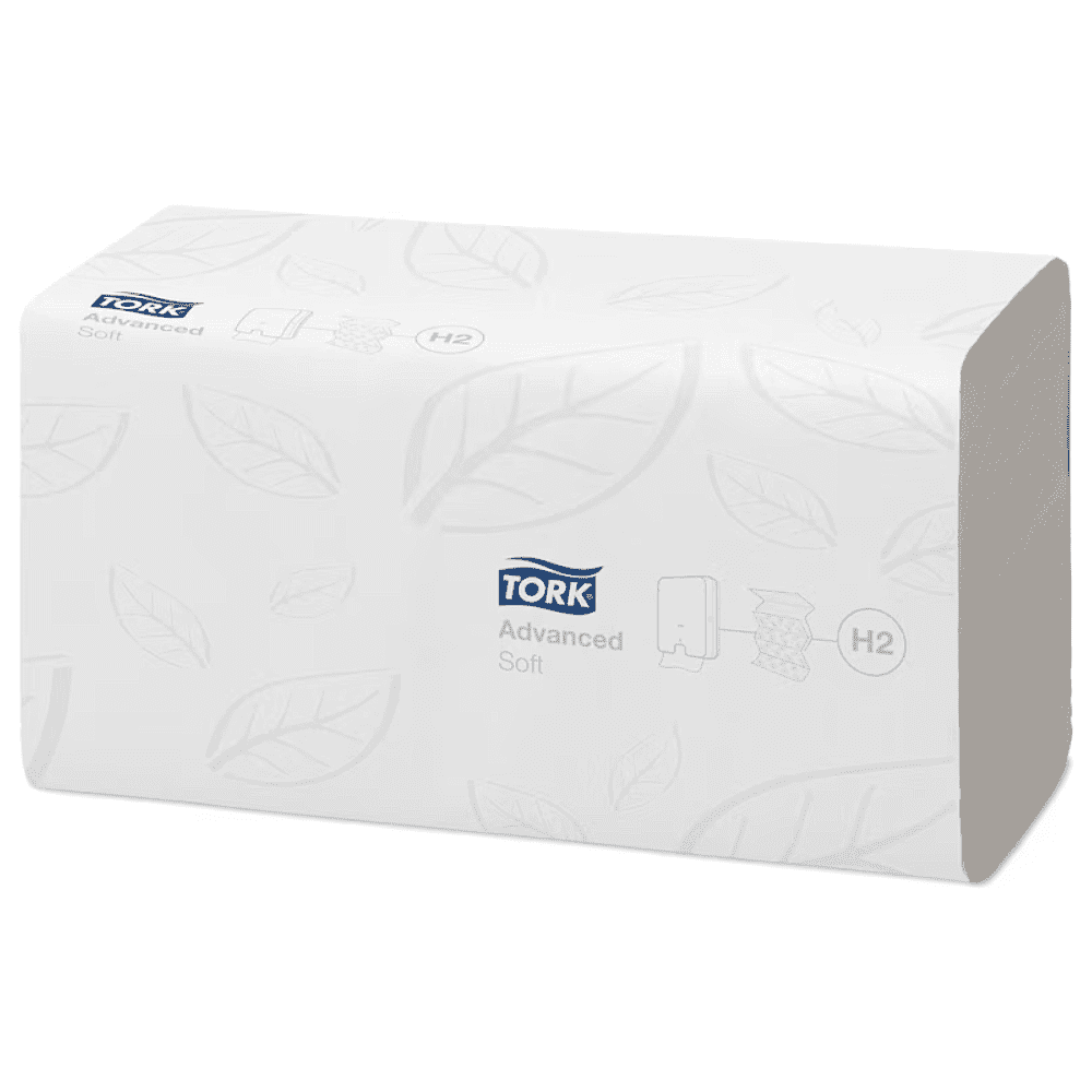 Полотенца бумажные "Tork Xpress Advanced", листовые сложения Multifold, мягкие, Н2 (120288-38)
