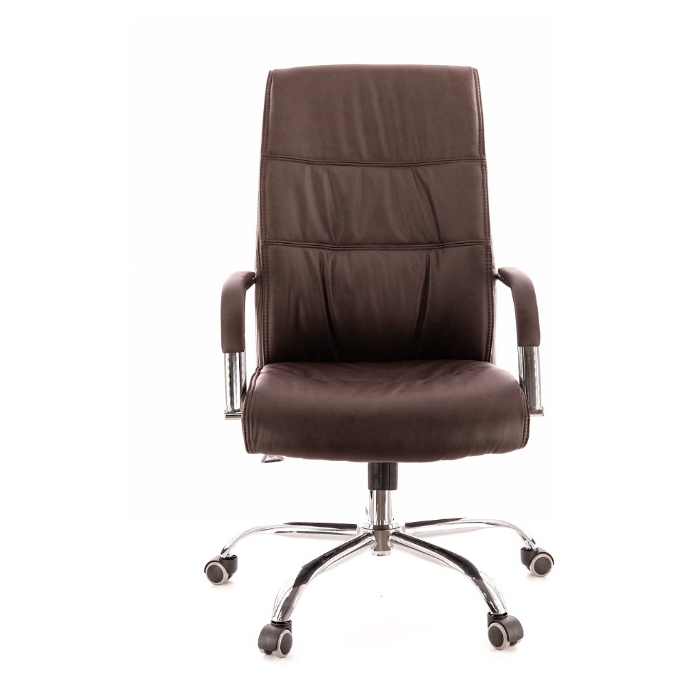 Кресло для руководителя Everprof "Bond", экокожа, хром, коричневый - 2