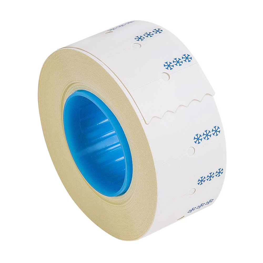 Этикет-лента для этикет-пистолета морозостойкая, 21х12х1000 мм, 1000 шт, белый