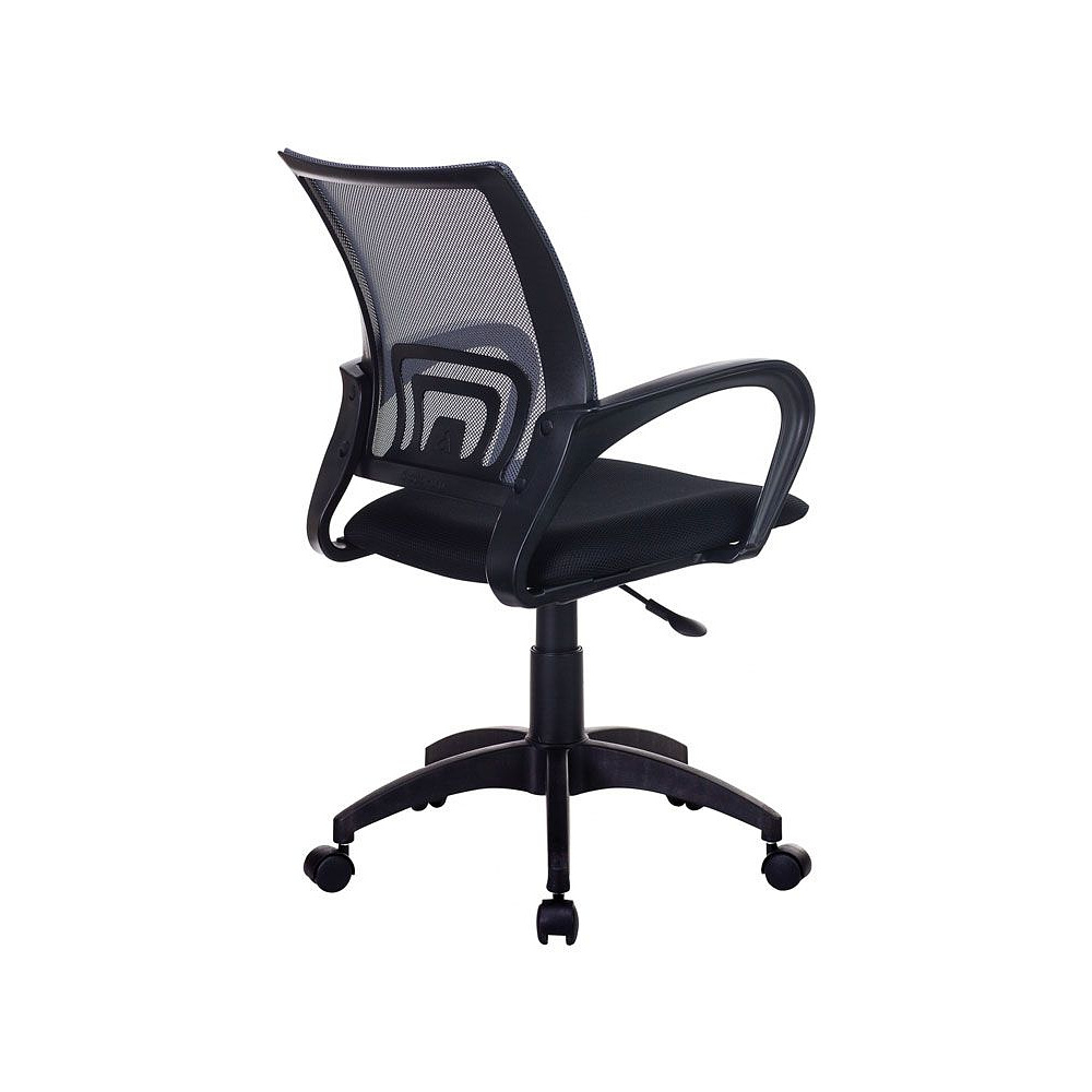 Кресло для персонала Бюрократ "CH-695NLT", ткань, пластик, темно-серый, черный - 4