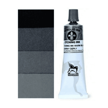 Краски для печати "Intaglio ink", 51 холодный черный, 60 мл - 2