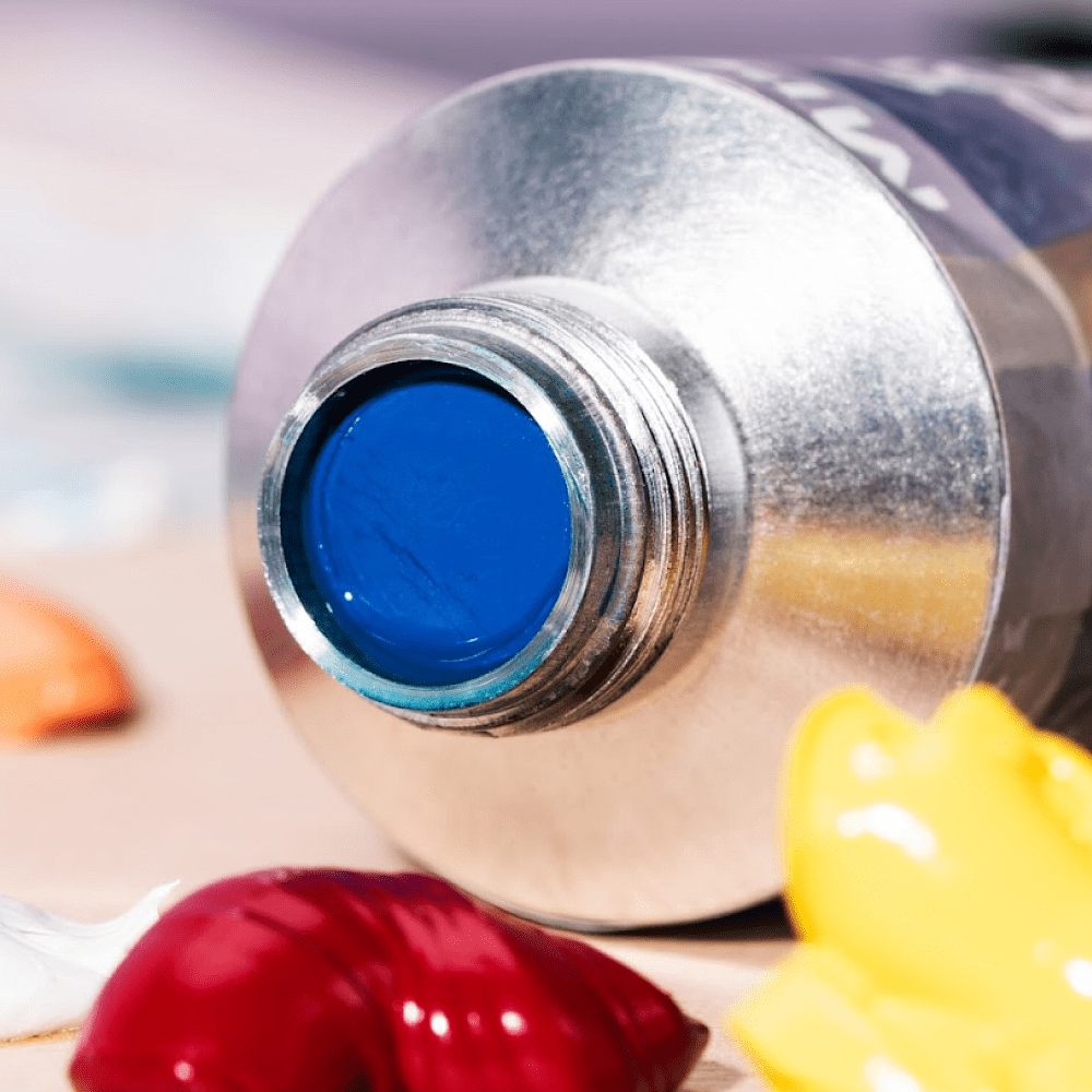 Краски масляные "HIMI.MIYA", красный глубокий, 170 мл., туба - 6