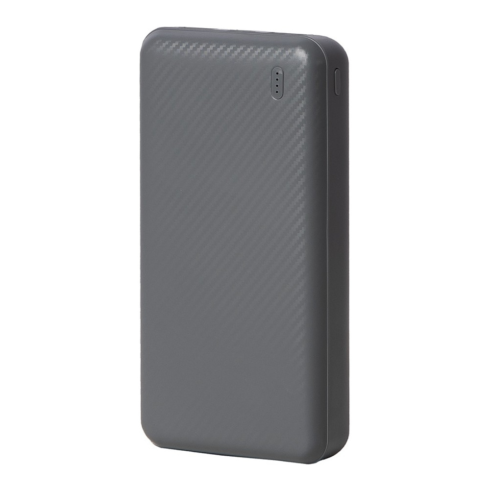 Внешний аккумулятор Power Bank "Rib 20", 20000 mAh, серый - 2