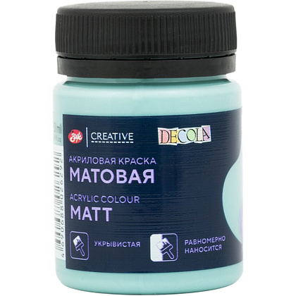 Краска акриловая матовая "Декола", 764 кедровая, 50 мл., банка