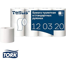 Бумага туалетная Tellus Премиум TP4, 8 рулонов, 23 м, 2 слоя