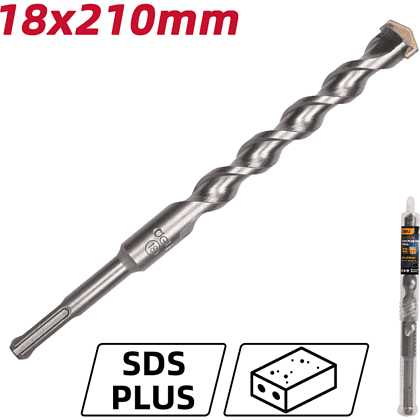 Бур по бетону Deli YS EDH-Y18210,18 x 210 мм, SDS-PLUS - 2