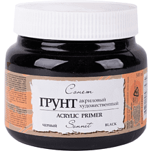 Грунт акриловый "Сонет", черный