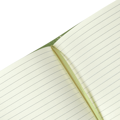 Блокнот "3223-10", А5, 80 листов, линейка, зеленый - 5