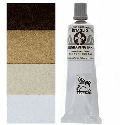 Краски для печати "Intaglio ink", 56 сепия, 60 мл - 2
