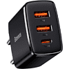 Сетевое зарядное устройство Baseus CCXJ-E01 Compact Quick Charger 2U+C 30W Black - 4