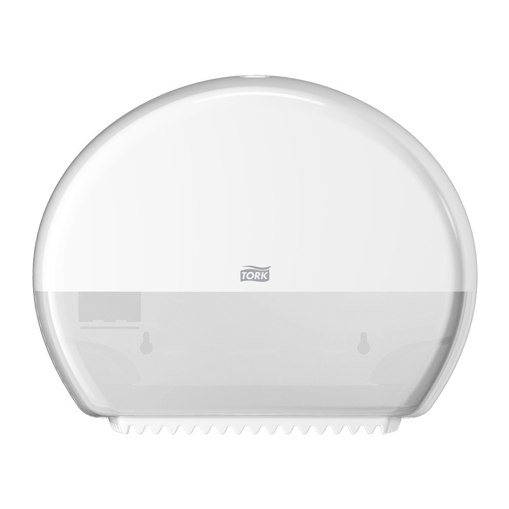 Диспенсер для туалетной бумаги в мини рулонах Tork "Т2", ABS-пластик, белый (555000-38) - 2