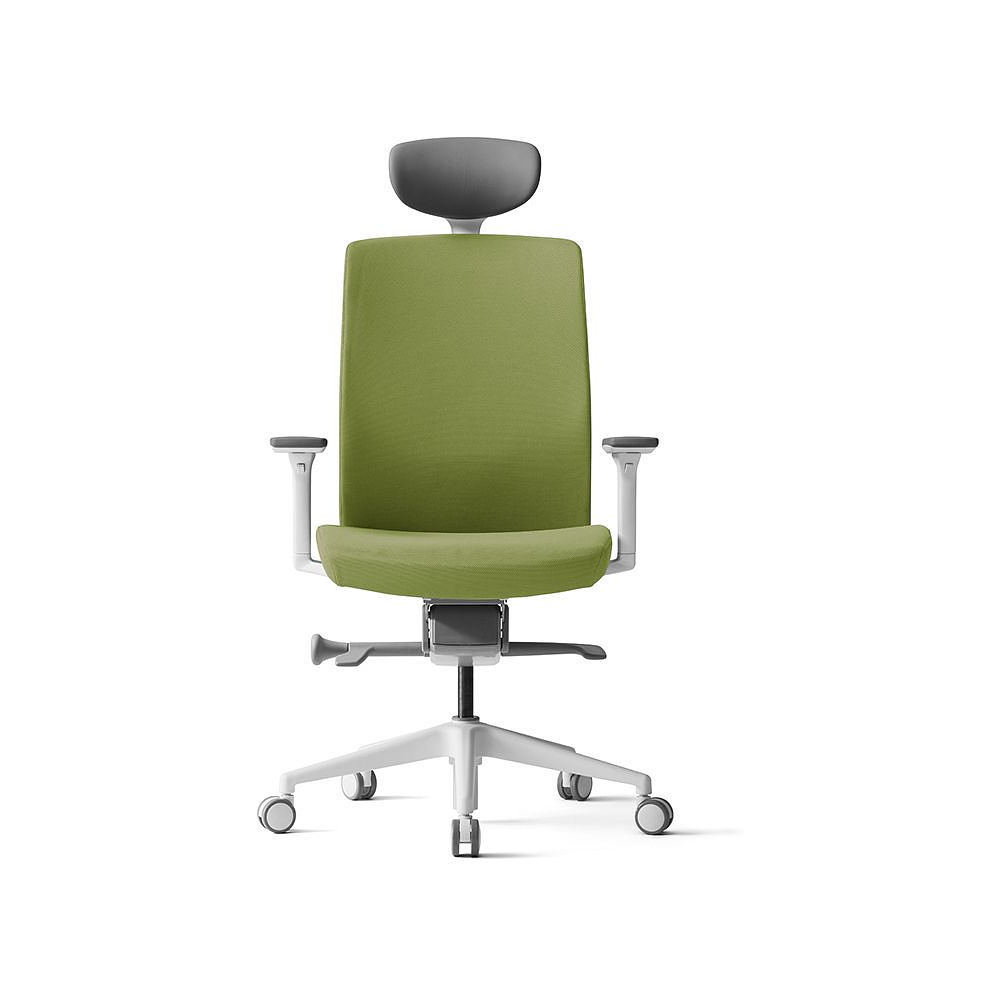 Кресло для руководителя "BESTUHL J2", ткань, пластик, зеленый - 2