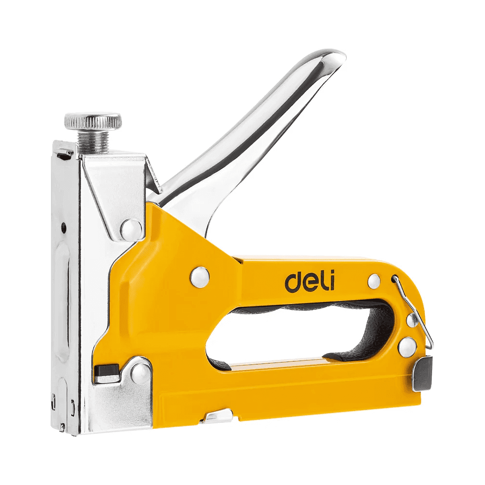 Набор механический степлер и скоборасшиватель Deli YS EDL238105, 3-в-1+ комплект скоб, кейс